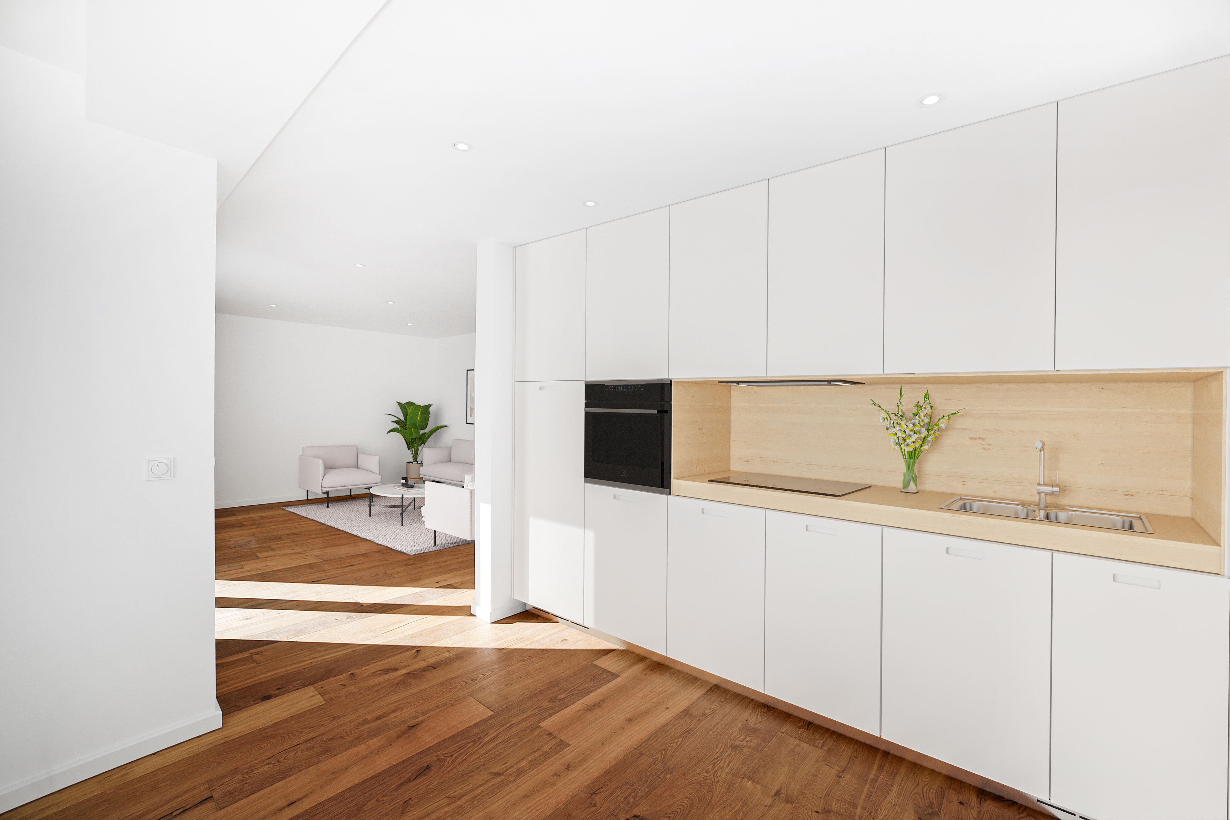 Moderne Wohnung mit 3 Terrassen