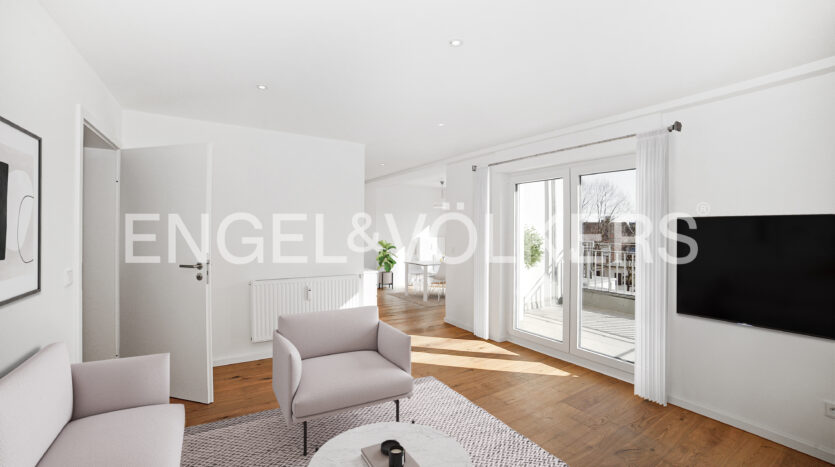VERKAUFT: Moderne Wohnung mit 3 Terrassen