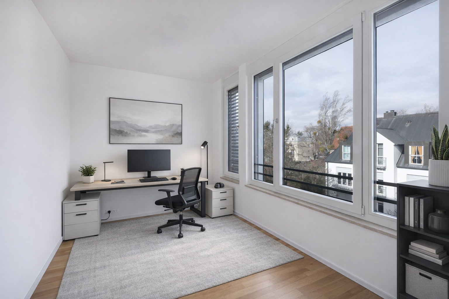 Citynahes Wohnen mit Ruhe und Komfort. Stilvolle 4,5-Zimmer-Wohnung mit Loft-Charakter und Südterrasse in zentraler Lage von Pasing