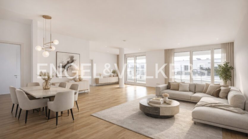 VERKAUFT: Citynahes Wohnen mit Ruhe und Komfort. Stilvolle 4,5-Zimmer-Wohnung mit Loft-Charakter und Südterrasse in zentraler Lage von Pasing