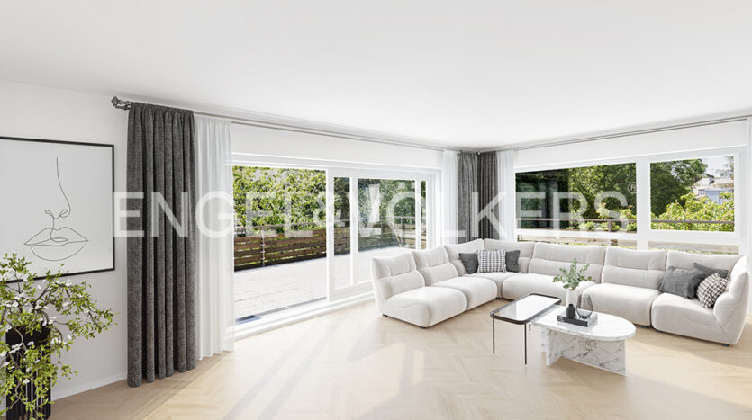 VERKAUFT: Lichtdurchflutete Dachterrassenwohnung mit viel Potenzial im traumhaften Nymphenburg