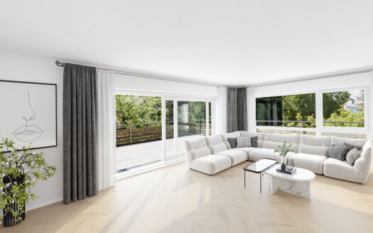 Lichtdurchflutete Dachterrassenwohnung mit viel Potenzial im traumhaften Nymphenburg