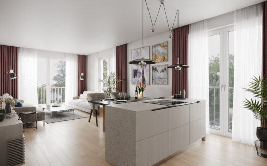 Sonnige, großzügige 3-Zimmer-Gartenwohnung mit Südausrichting in Bestlage von Obermenzing